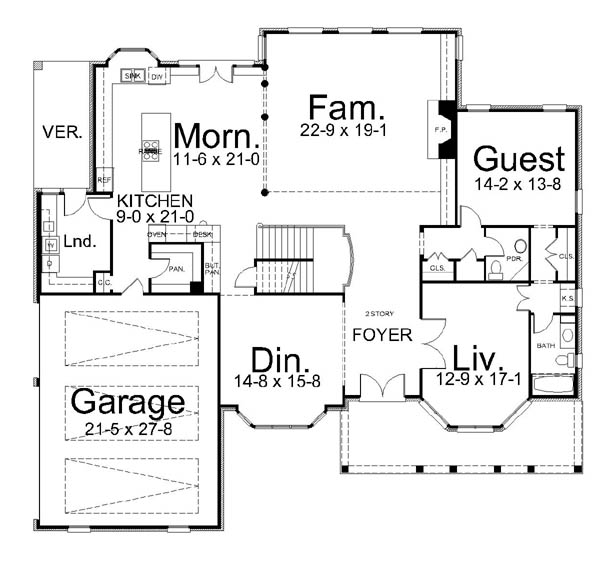 1st Floor Plan